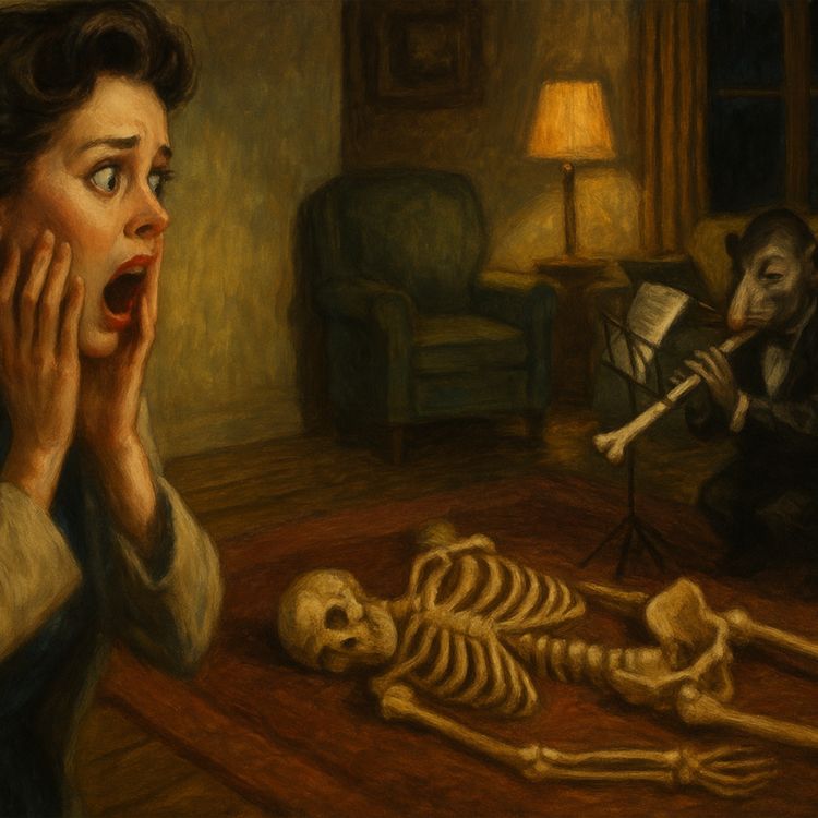 cover art for Skeleton by Ray Bradbury