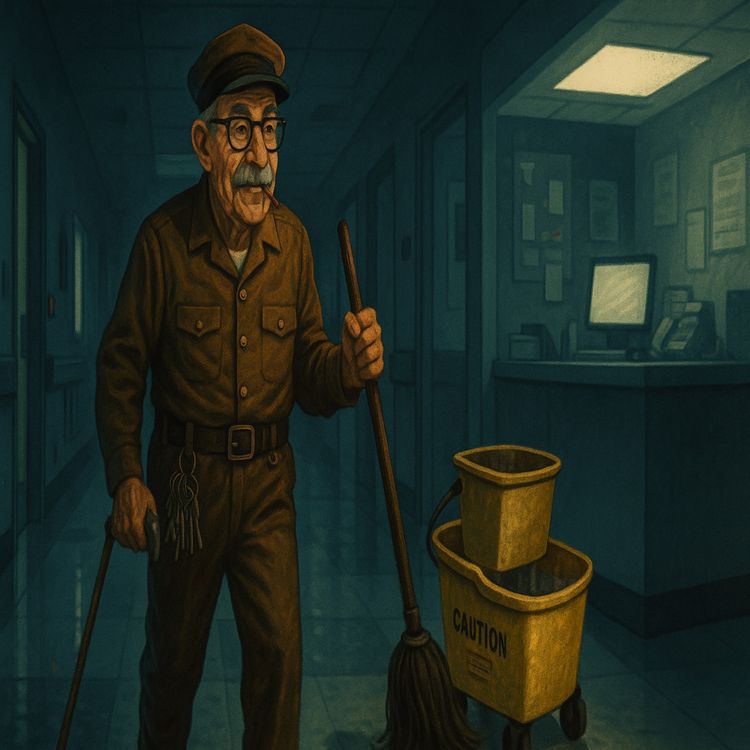 cover art for Tales From the Blue Line - The Midnight Janitor