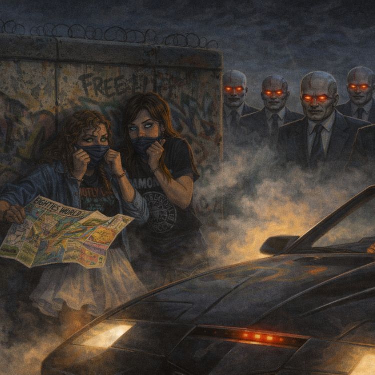 cover art for Eighties World by Mitchell Hall and Andrew De Zilva