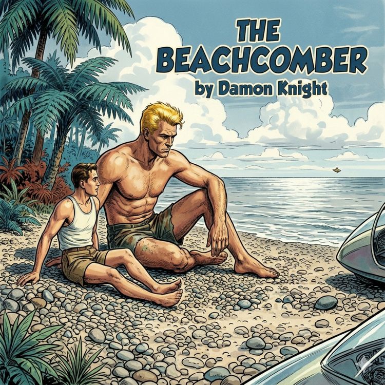 cover art for The Beachcomber by Damon Knight