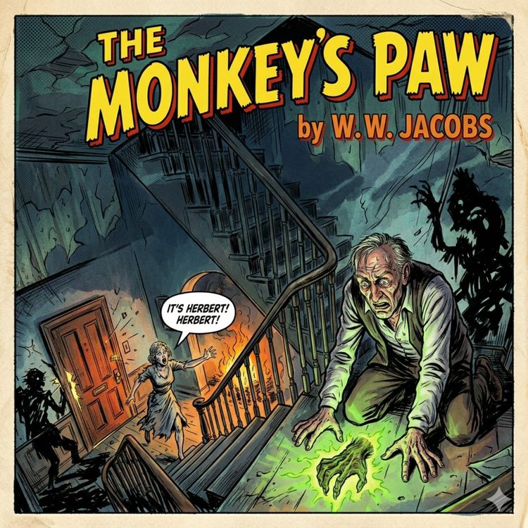 cover art for The Monkey's Paw by W.W. Jacobs