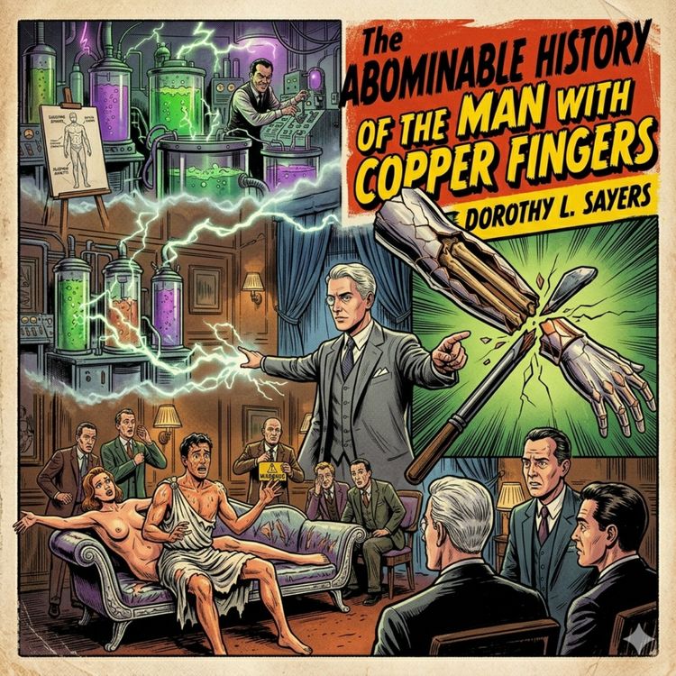 cover art for The Abominable History of the Man with Copper Fingers by Dorothy L. Sayers