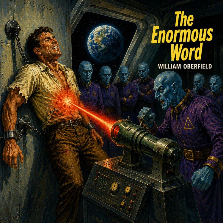 cover art for The Enormous Word by William Oberfield