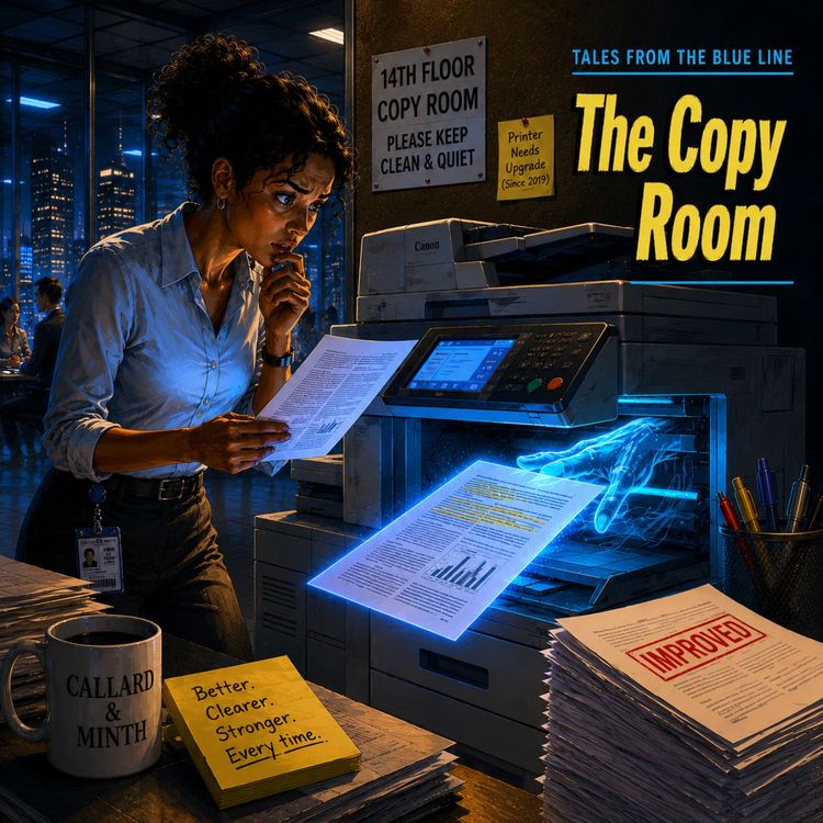 cover art for Tales From the Blue Line - The Copy Room