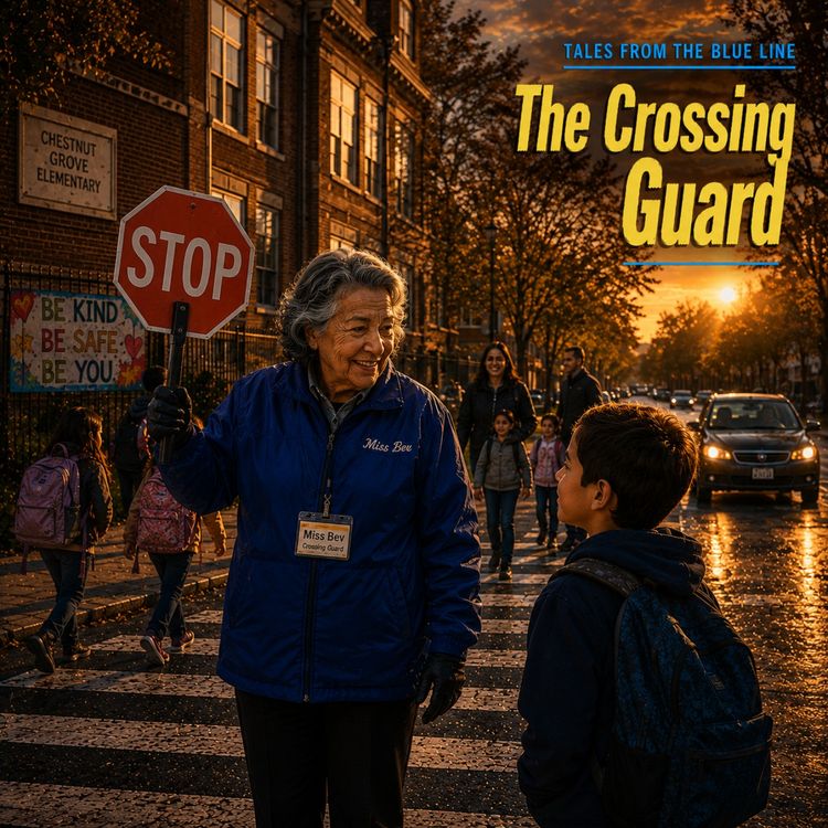 cover art for Tales From the Blue Line - The Crossing Guard