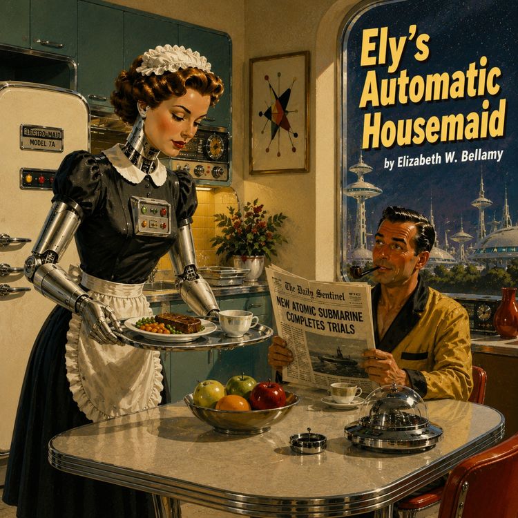 cover art for Ely's Automatic Housemaid by Elizabeth W. Bellamy