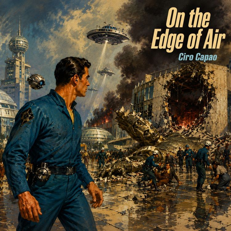 cover art for On the Edge of Air by Ciro Capao