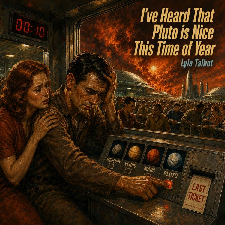 cover art for I’ve Heard That Pluto is Nice This Time of Year by Lyle Talbot