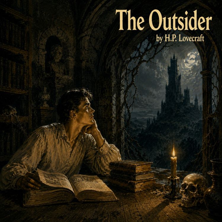 cover art for The Outsider by H.P. Lovecraft