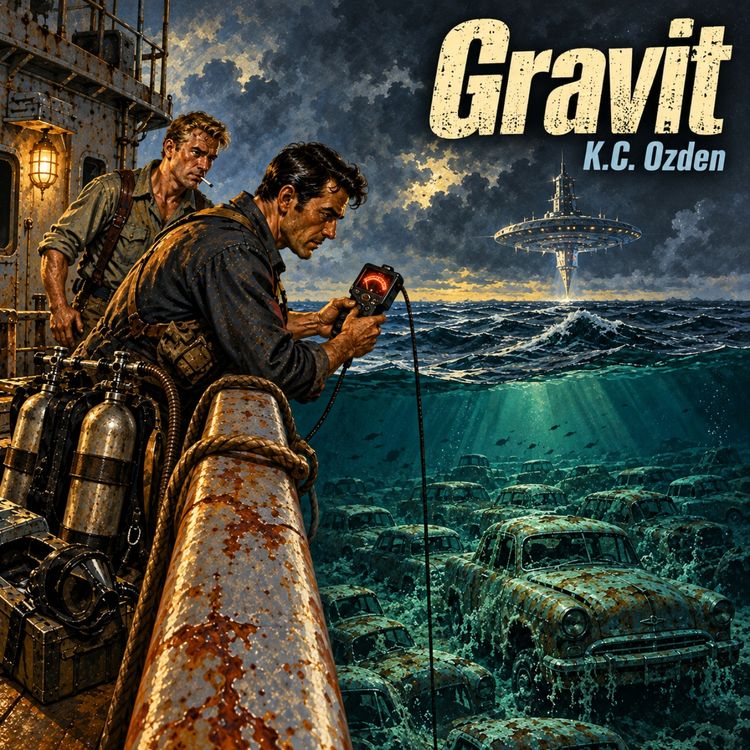 cover art for Gravit by K.C. Ozden