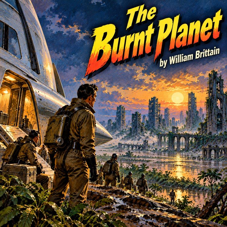 cover art for The Burnt Planet by William Brittain