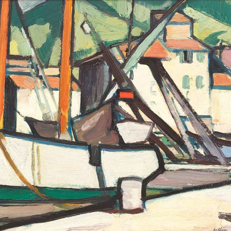 cover art for S.J. Peploe | The Harbour, Cassis, 1913