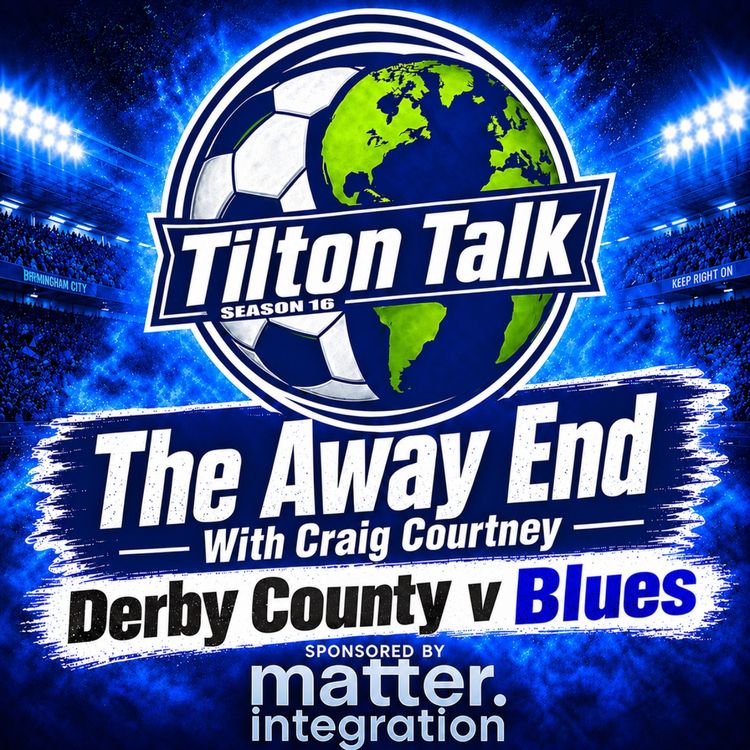 cover art for Derby v Blues The Away End