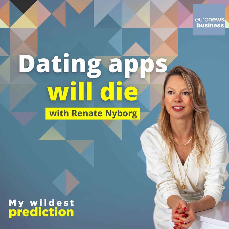 cover art for 'Dating apps will die' with Former Tinder CEO Renate Nyborg