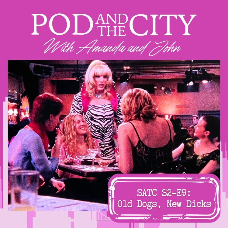cover art for Sex and the City S2 E9 "Old Dogs, New Dicks"