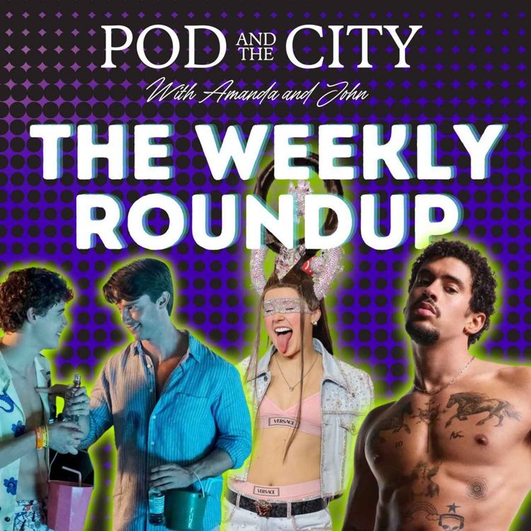 cover art for GOSSIP! NEWS! LIVE! The Weekly Roundup 3/19/25 - White Lotus, Bad Bunny, Jojo, Nick Jonas, & MORE!!!