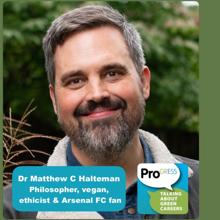 cover art for Matthew Halteman, philosophy professor, animal and food ethicist, Arsenal football fan