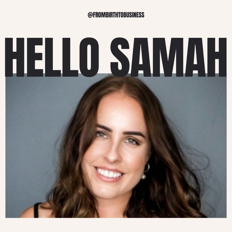 cover art for 09 | Hello Samah with Samantha Waterhouse | Inflatable pools, organic growth, influencer collaborations, fulfilment centre, shipping expenses