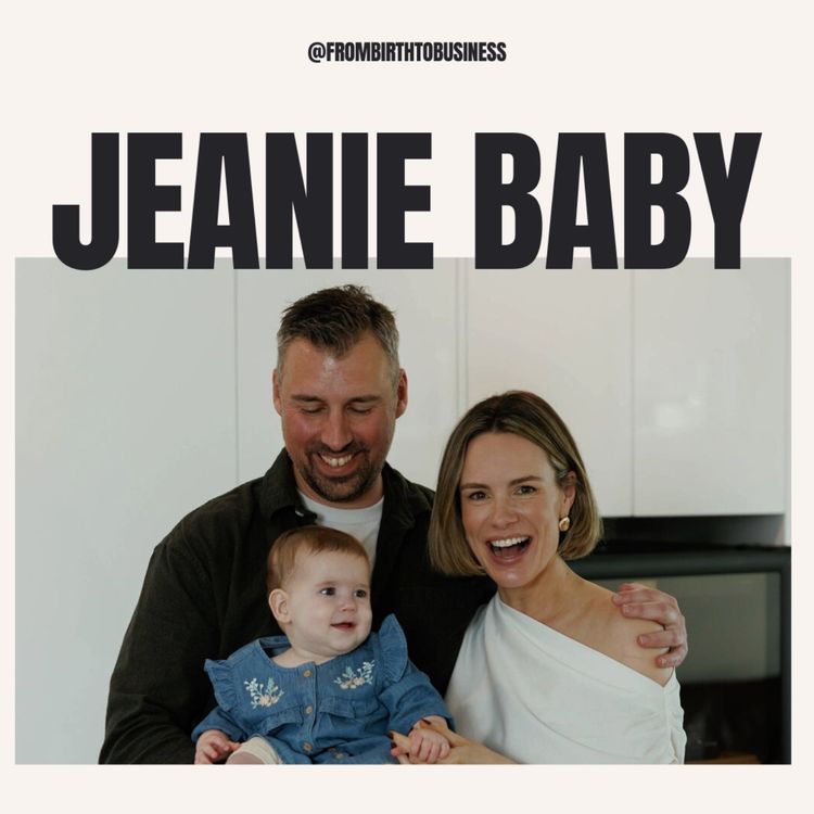 cover art for 15 | jeanie baby with Imogen | Stainless steel baby tableware, product idea validation strategy, pre-launch share to 1.2M followers, founder-led TikTok content, manufacturer sourcing via Alibaba