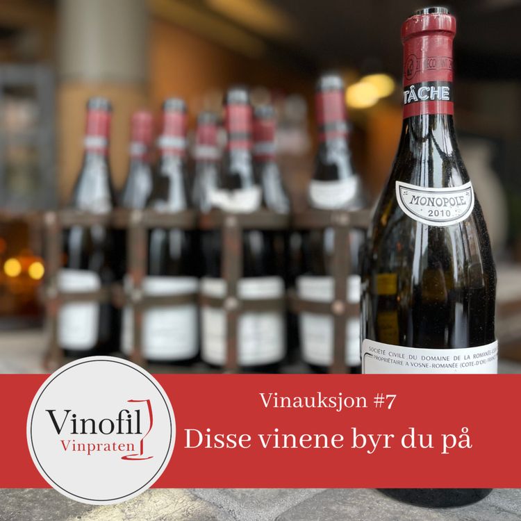 cover art for Vinauksjon #7: Disse vinene bruker du alle feriepengene på!