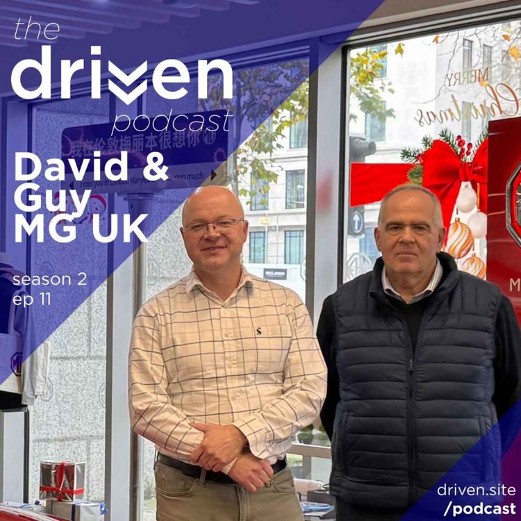 cover art for Guy Pigounakis and David Allison of MG Motor UK