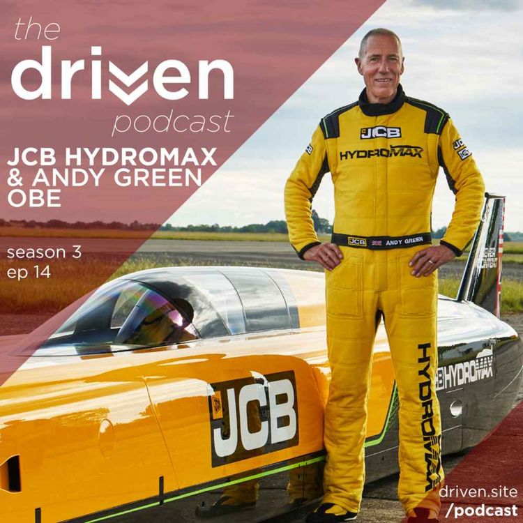 cover art for Testing The JCB Hydromax with Tom Beamish and Wing Commander Andy Green OBE