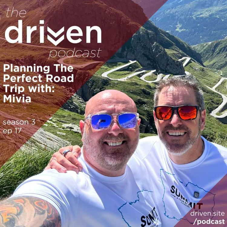 cover art for Planning the Perfect Road Trip with Mivia featuring PetrolPed and Simon Williams, Founder of Mivia App