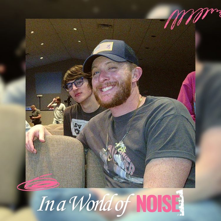 cover art for In a World of Noise | Rev. Amzi Bock