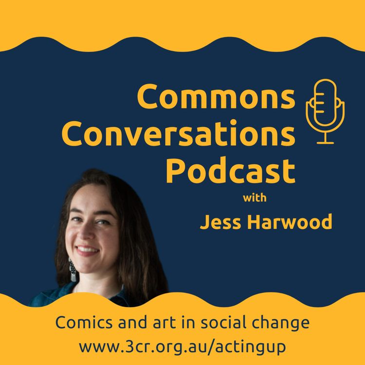 cover art for Comics and Art in Social Change with Jess Harwood