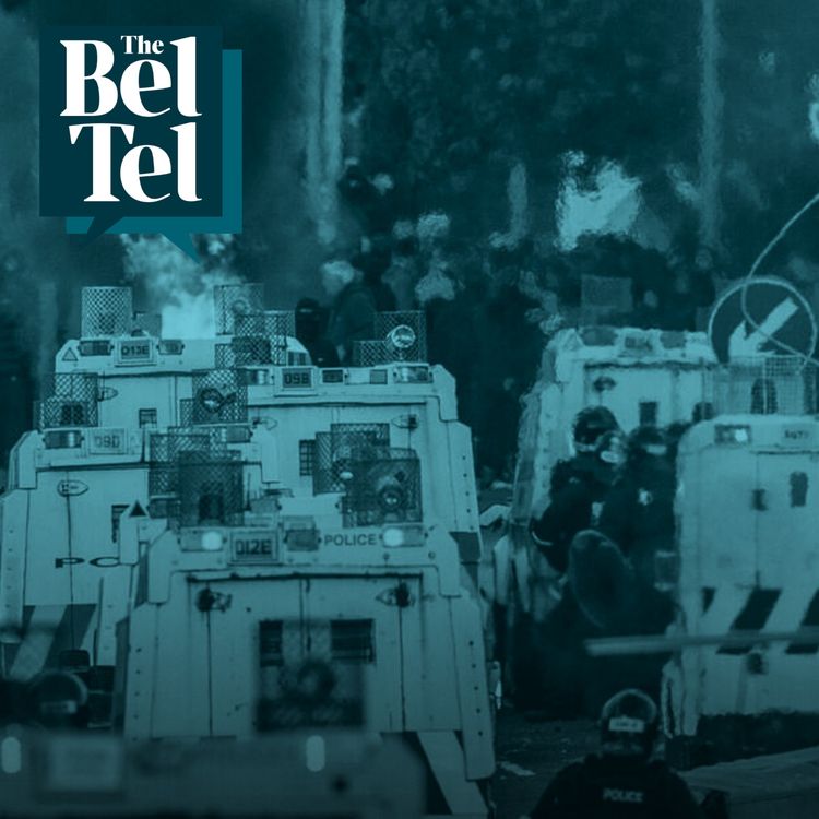 cover art for Sam McBride assaulted as he questions protesters in east Belfast 