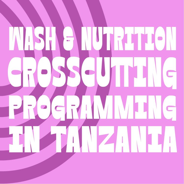 cover art for WASH and nutrition cross-cutting programming in Tanzania 