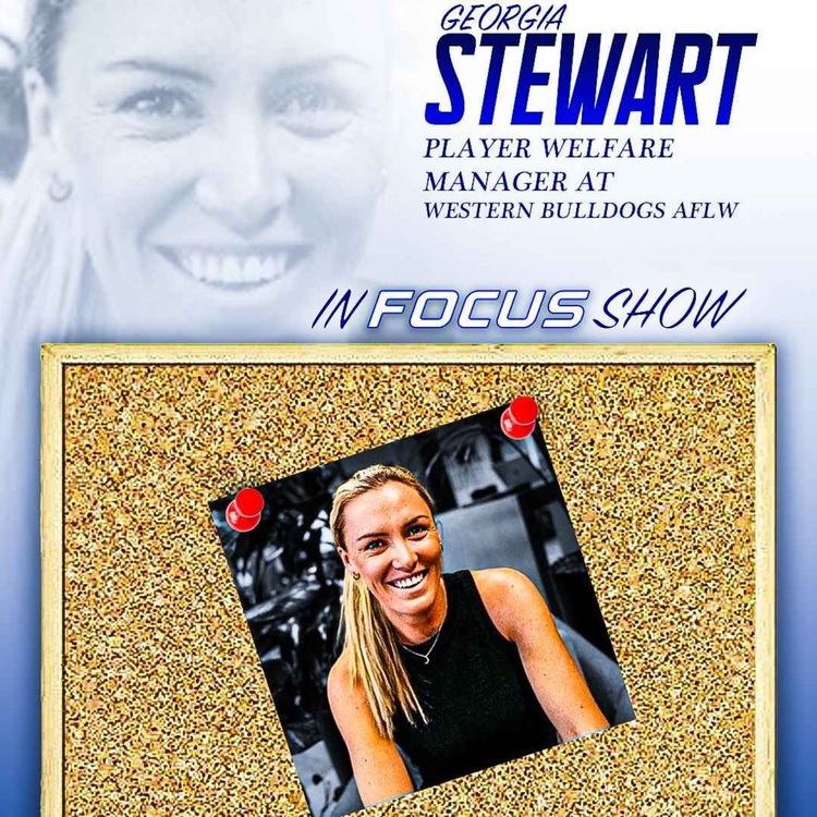 cover art for 1-on-1 with Georgia Stewart (Western Bulldogs AFLW Player Welfare Manager)