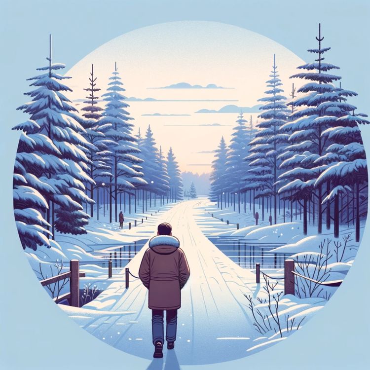 cover art for Vandra med Henrik - Årets sista dag