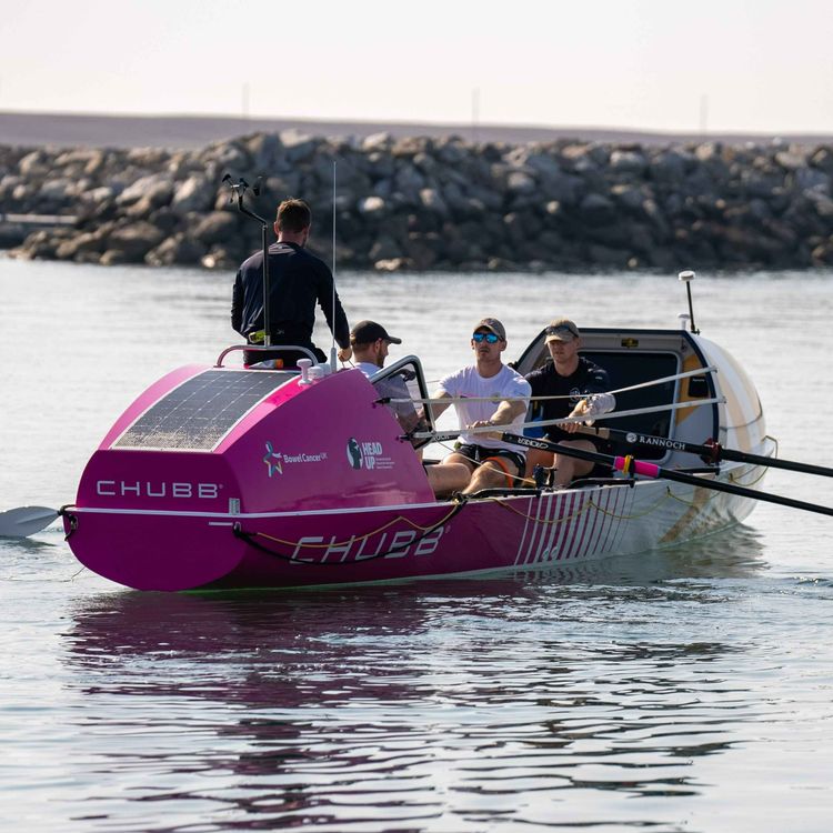 cover art for Insurance pros taking on the World's Toughest Row