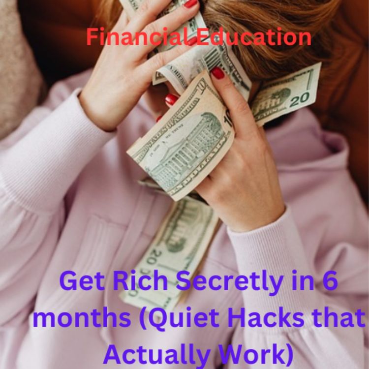 cover art for GET RICH SECRETLY IN 6 MONTHS (QUIET HACKS THAT ACTUALLY WORK)