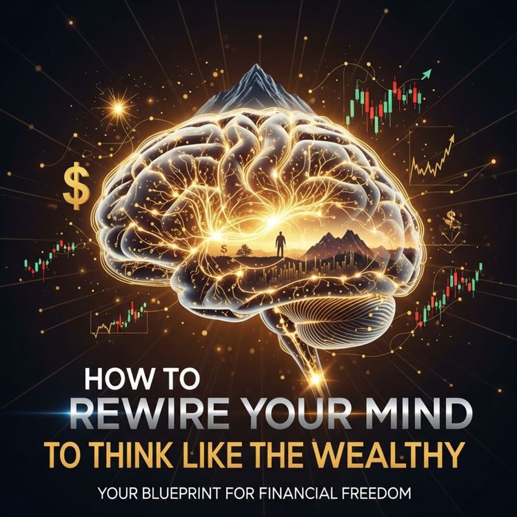 cover art for How to Rewire Your Mind to Think Like the Wealthy