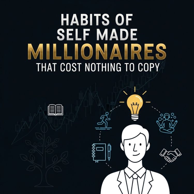 cover art for  Habits of Self Made Millionaires That Cost Nothing to Copy