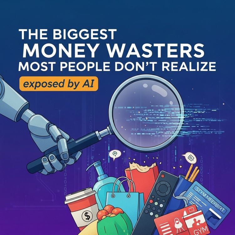 cover art for The Biggest Money Wasters Most People Don’t Realize(exposed by AI)