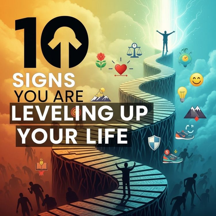 cover art for 10 Signs You Are Leveling Up Your Life