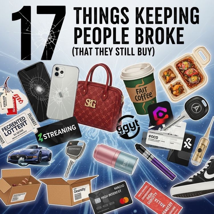 cover art for 17 Things Keeping People Broke (That They Still Buy)