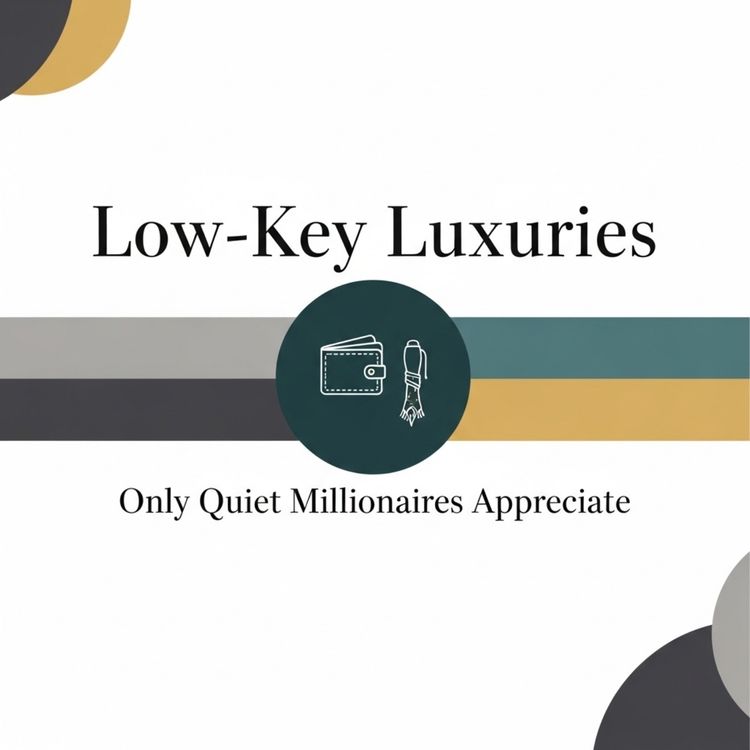 cover art for Low-Key Luxuries Only Quiet Millionaires Appreciate
