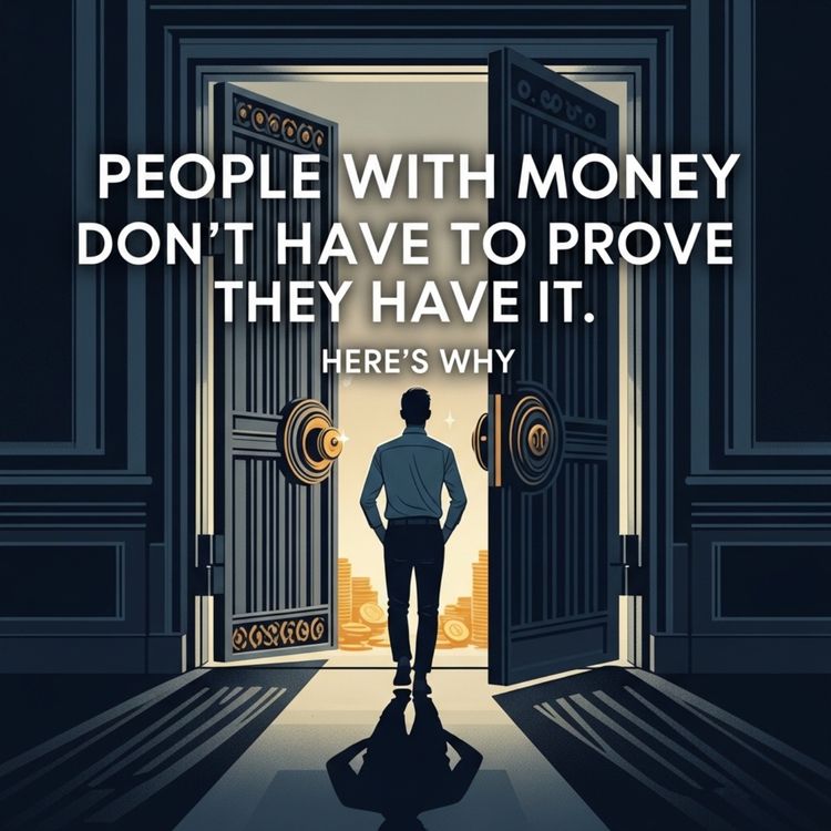 cover art for People with Money Don’t Have to Prove They Have It. Here’s Why