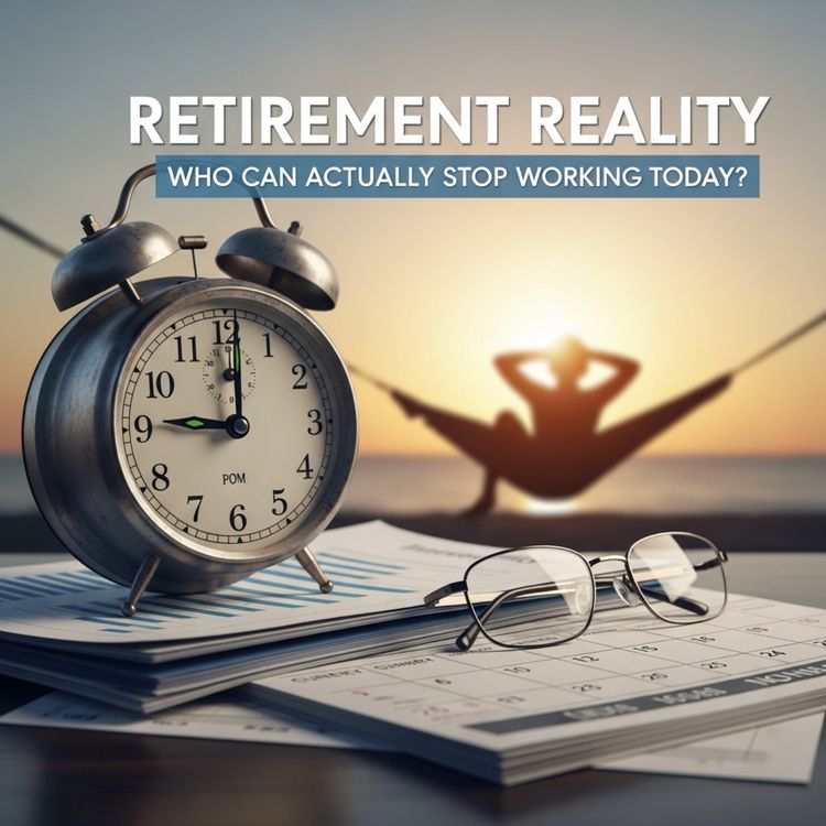 cover art for Retirement Reality: Who Can Actually Stop Working Today?