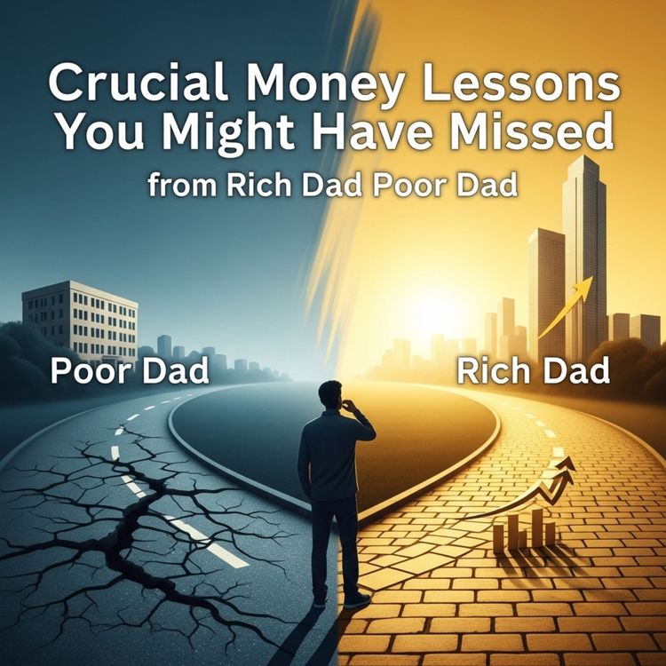 cover art for Crucial Money Lessons You Might Have Missed from Rich Dad Poor Dad