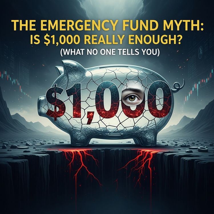 cover art for The Emergency Fund Myth: Is $1,000 Really Enough? (What No One Tells You)