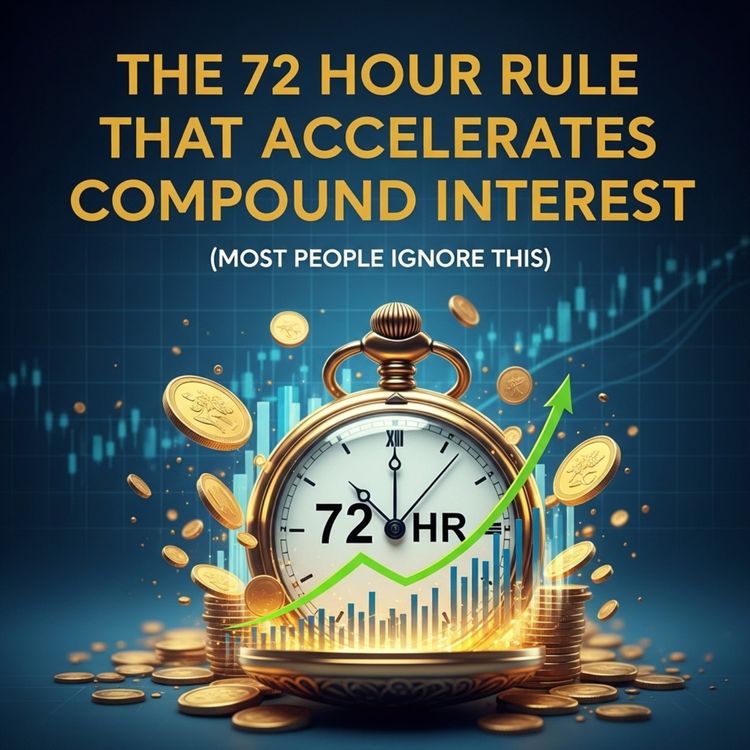 cover art for The 72 Hour Rule That Accelerates Compound Interest (Most People Ignore This)