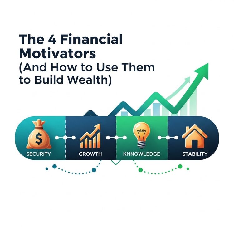 cover art for The 4 Financial Motivators (And How to Use Them to Build Wealth)