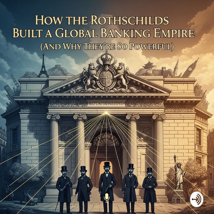 cover art for  “How the Rothschilds Built a Global Banking Empire (And Why They’re So Powerful)”