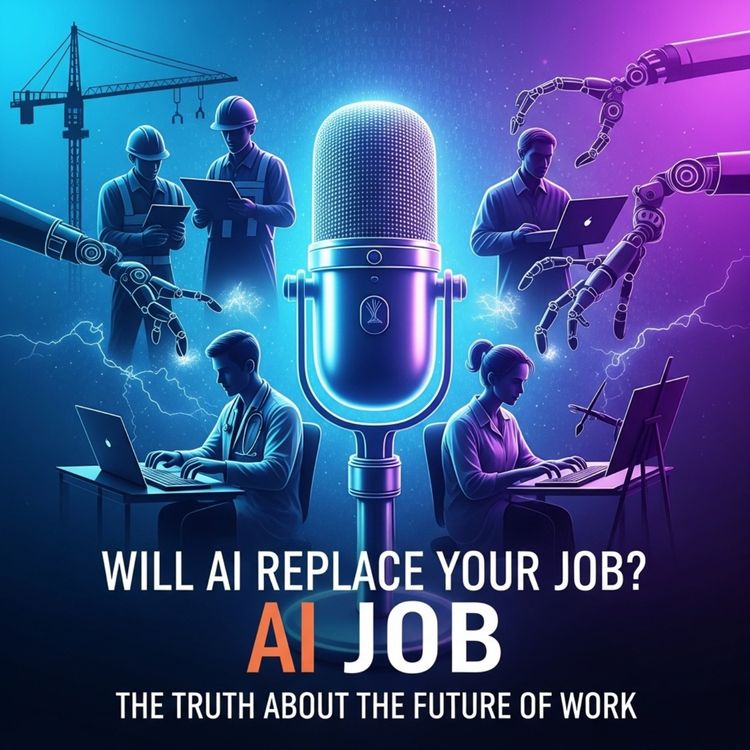 cover art for “Will AI Replace Your Job? The Truth About the Future of Work”