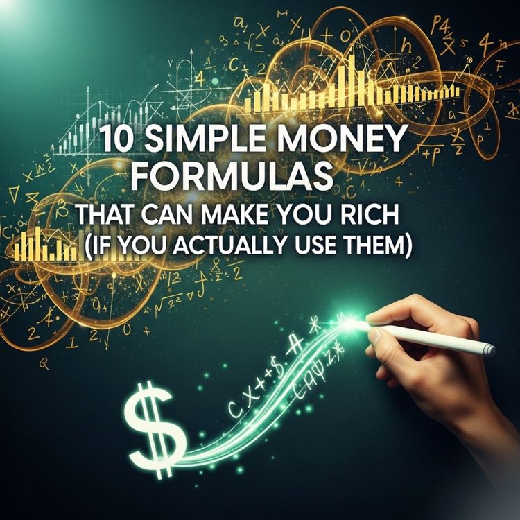 cover art for  “10 Simple Money Formulas That Can Make You Rich (If You Actually Use Them)”